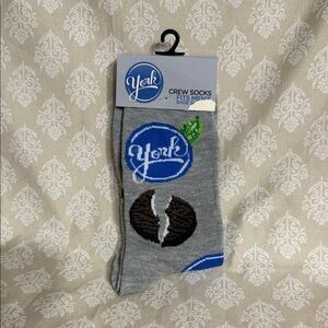 York Peppermint Patty Crew Socks